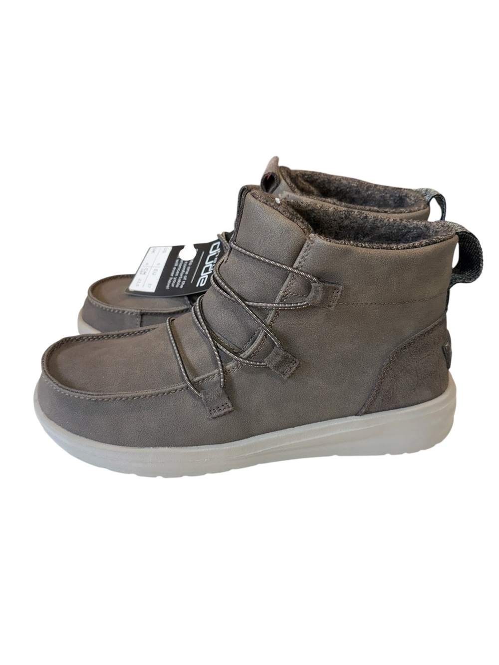 NWT Hey Dude Women's Ankle Boots Eloise Recycled Leather Sz. 7